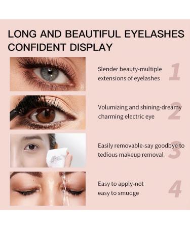 Waterproof Mascara For Lengthening Volumizing Moisturizing Mascara Makeup Long-Lasting Softer Fuller Lashes Amplify Smudge-Proof Eyelash Mascara 0.35Oz (Mascara cream*1) - Buy Online on GoSupps.com