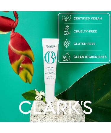 Clark's Botanicals Ultra Rich Lip Balm - Shea Butter, Mango Butter, Avocado Butter, Vitamin E - 0.34 fl oz - Buy Online on GoSupps.com