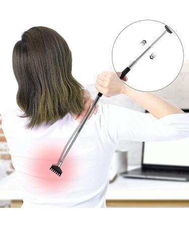 Yexixsr 3 Pack Extendable Back Scratcher - Portable Telescopic Back Massager for Men Women Kids - Rubber Handle Back Scratching Tool - Buy Online on GoSupps.com