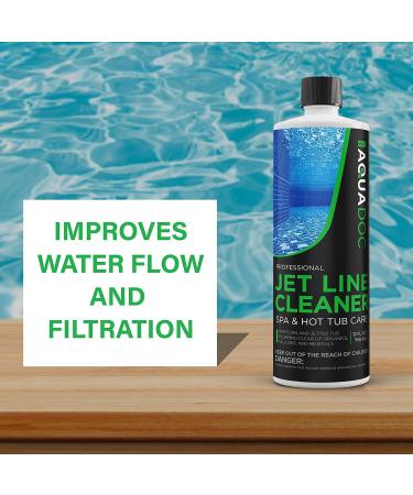 MAV AquaDoc Spa Jet Cleaner - Fast Acting Hot Tub & Jetted Tub Cleaner | 1 Pint Pack of 4 | Keep Your Jets Clean - Buy Online on GoSupps.com