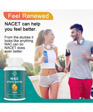 NACET 100mg with Glycine - Superior Absorption - Immune System Support - 60 Capsules (2 Pack) - Buy Online on GoSupps.com