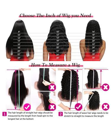 18 Brazilian Virgin Water Wave T-Part Lace Front Wig for Black Women - 150% Density, Pre Plucked, Natural Color - Buy Online on GoSupps.com