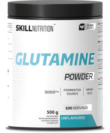 SKILL NUTRITION Glutamine Powder Unflavoured - 500g
