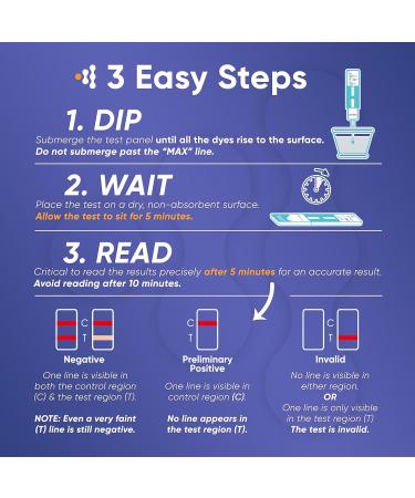 Prime Screen 10 Pack Marijuana Drug Test Kit - The Most Accurate Medically Approved Urine Drug Screening Test - Detecting Any Form of THC Cannabis - WDTH-114 - Buy Online on GoSupps.com