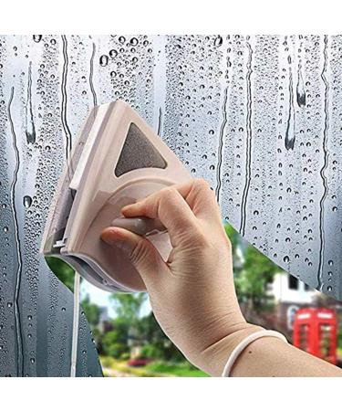 Home Double Side Magnetic Window Cleaner Strong Both Side Glass Surface Cleaning Brush Wiper Tools with Ergonomic Handle Des - Buy Online on GoSupps.com