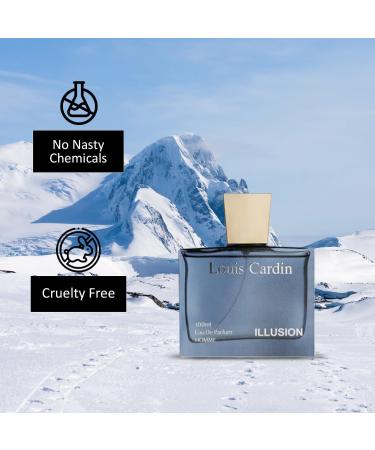 CREATION KRIVA Louis Cardin Illusion Eau De Parfum For Men || 100ml || Strong & Long Lasting Fragrance | Gift for Him - Buy Online on GoSupps.com