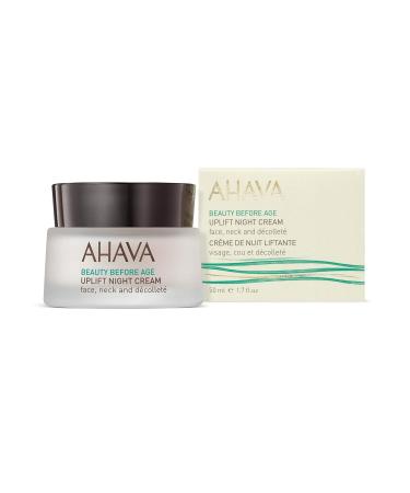 AHAVA Uplift Night Cream - Anti-Aging Rich Cream to Lift Firm & Tighten Skin | Osmoter Tripeptide 38 & Shea Butter | 1.7 Fl.Oz - Buy Online on GoSupps.com