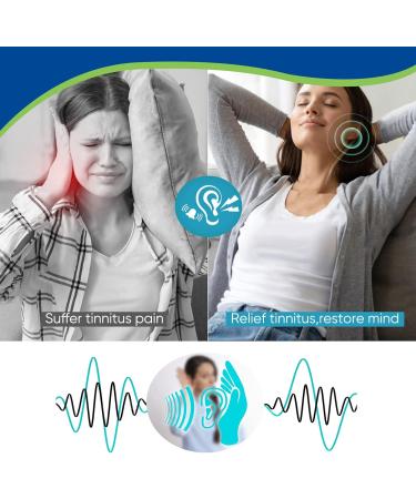 Acupeace Tinnitus Relief Device Auricalm Tinnitus Relief Device Tinnitus Relief for Ringing Ears Tinnitus Ear Cuff Set Stop Ear Ringing (1Pair) - Buy Online on GoSupps.com