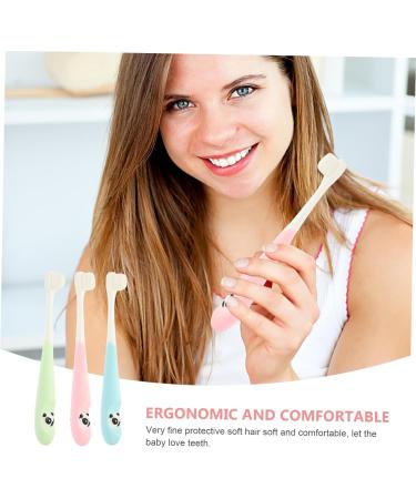 Gleavi 12 STK Children's Travel Toothbrush Set - Mini Disposable Toothbrushes for Kids | Perfect Baby Gift ABS Teeth Cleaning Brush - Buy Online on GoSupps.com