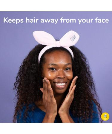 Facetory Bunny Bow Hairband in Blushing Pink - Skin Care & Makeup Accessory - Buy Online on GoSupps.com