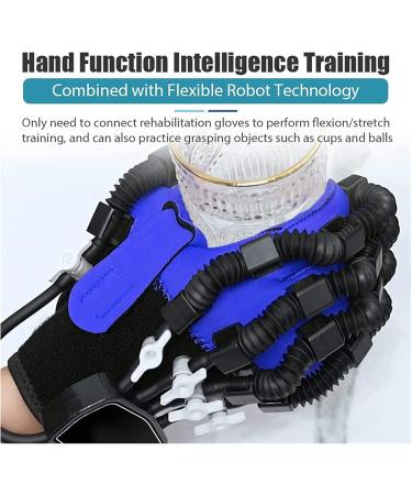 Rehabilitation Robot Gloves with Single Finger Training and Mirror Mode Smart Chargeable Finger Training Rehab Orthotics for Patients with Hand Dysfunction (Both Hands) (L) Large - Buy Online on GoSupps.com