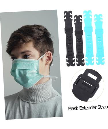 Minkissy 60 Pack Mask Lanyard Hooks - Anti-Strangulation Ear Strap Extensions for Masks - Comfortable & Durable Cord Buckles for Easy Wear - Buy Online on GoSupps.com