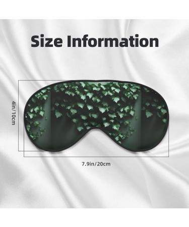 Green Creeper Unisex Adjustable Eye Mask - Blackout Sleep Mask for Home Travel Yoga & Office Naps - Buy Online on GoSupps.com