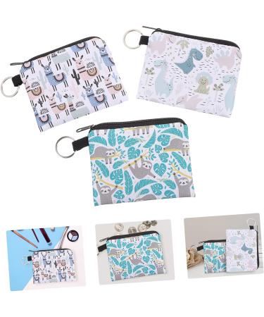 Healifty 3pcs Coin Purse Travel Zipper Pouch Organizer Bags for Teens - Money, Period & Cosmetics Pouches - Buy Online on GoSupps.com