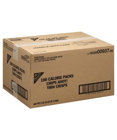 Chips Ahoy! 100 Calorie Packs Thin Crisps 0.81 Oz - Pack of 72 | Indulgent Snack - Buy Online on GoSupps.com