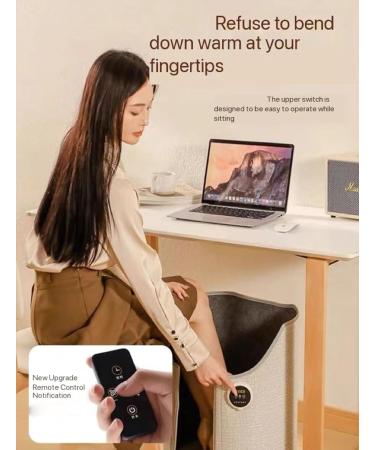 Caulo 220-W Magnetic Foot Warmer with 8-Speed Timer - Energy-Saving & Quiet Floor Heater - International Shipping Available - Buy Online on GoSupps.com