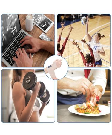 Wrist Brace for Sprained Wrist & Carpal Tunnel Relief | Elastic Compression Wrap for Pain & Arthritis Support - Buy Online on GoSupps.com