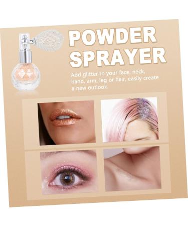 DOITOOL Body Shimmer Spray 3 Pcs Body Air Bag Powder Glass Spray Bottle for Hair Spray Bottles for Hair Makeup Sequins Blush Light Goldx3pcs 7x5.5cmx3pcs - Buy Online on GoSupps.com