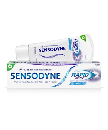 Sensodyne Sensitive Toothpaste Rapid Relief mint 75ml 75 ml (Pack of 1) - Buy Online on GoSupps.com