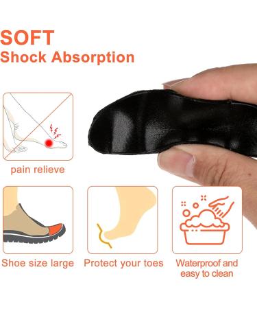 Buy 2 Pairs Shoe Filler Inserts - Unisex Toe Cushion Fillers & Black Heel Grips for Oversized High Heels & Casual Shoes - Buy Online on GoSupps.com