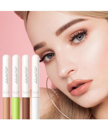 Eyeshadow Primer 4 Colors Matte Liquid Eyeshadow for Smooth | Cream Eyeshadow Primer Waterproof Long Lasting Eye Brightener Highlighter Blusher Eye Shadow Makeup for Women/v - Buy Online on GoSupps.com