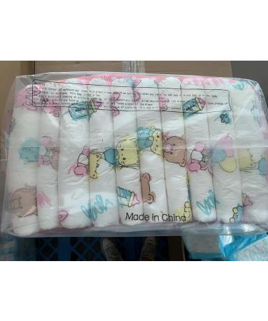 LittleForBig Printed Adult Brief Diapers - ABDL 10 Pack - Baby Cuties MM in Pink | Comfort & Quality for Adult Baby Diaper Lovers - Buy Online on GoSupps.com