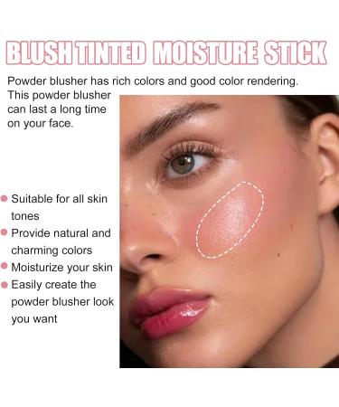 Blush Stick Cream Blush Stick Smooth Solid Moisturizer Stick Highlighter Stick Waterproof Face Makeup Stick for Cheek Eyes Lips (Red 2PCS) Red 19 g (Pack of 2) - Buy Online on GoSupps.com