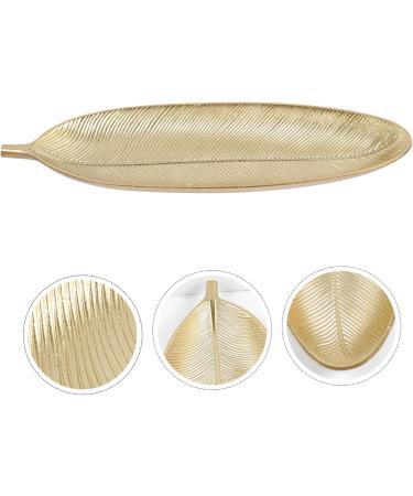 Zerodeko 1pc Snack Dried Fruit Plate Food Tray Necklace Holder Stand Leaf Snack Holder Nordic Food Plate - Buy Online on GoSupps.com