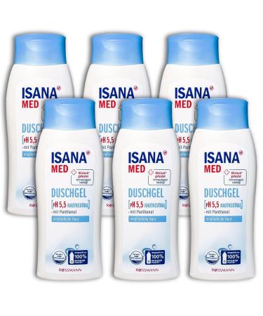 TopDeal ISANA Med PH5 Neutral Shower Gel for Skin 6 x 250 ml