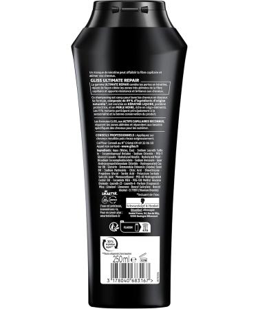 Schwarzkopf gliss Ultimate Repair Shampoo Bottle 2 x 250ml - Buy Online on GoSupps.com
