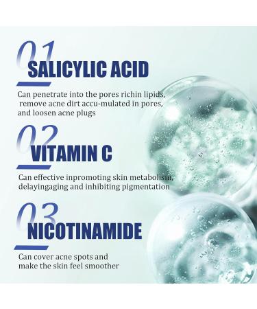 Faded Topicals for Dark Spots - Salicylic Acid Serum - Dark Spot Correcting Glow Serum - Moisturizing Niacinamide Serum with Vitamin C - Dark Spot Remover for Face - Removing Acne and Controlling Oil - Buy Online on GoSupps.com