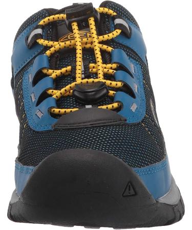 KEEN Little Kid's Targhee Sport Vented Hiking Shoe Mykonos Blue/Yellow - Size 10 LK US - Buy Online on GoSupps.com