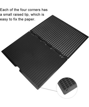 HUSHUI Braille Slate Stylus Kit - Portable 27 Lines 30 Cells Braille Writing Board & Learning Tool for Easy Braille Writing - Buy Online on GoSupps.com