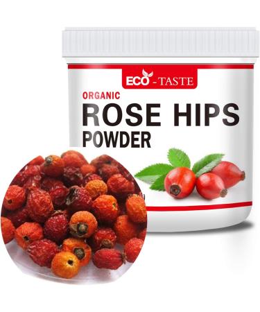 ECO-TASTE Rose Hips Powder 5.3oz - 100% Pure, Vegan Friendly, Non-GMO, No Additives - Buy Online on GoSupps.com