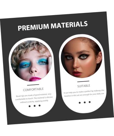 DRESSOOS 12pcs Eyeliner Brush Eyeshadow Makeup Brush Lipstick Brush Makeup Lipstick - Buy Online on GoSupps.com