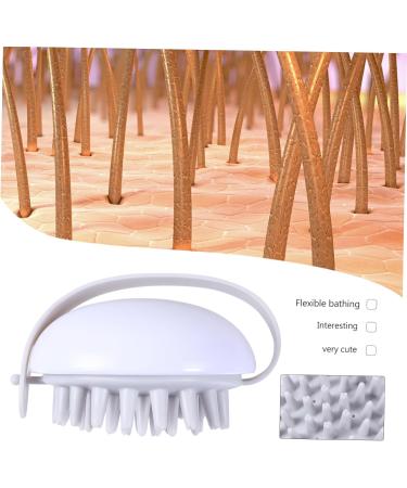 Buy Combined Silicone Bathing & Scalp Massage Brush - 2-Piece Set for Hair Care & Shower | International Shipping Available - Buy Online on GoSupps.com