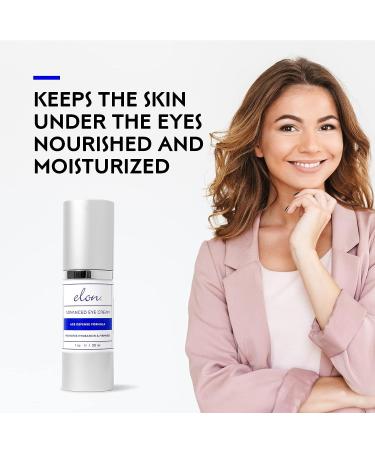 Elon Anti-Aging Eye Cream with CoQ10, Hyaluronic Acid & MSM - 1oz/30ml - Buy Online on GoSupps.com