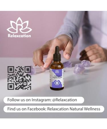 Relaxcation Third Eye Blend Oil | Infused with Lavender Ylang Ylang Frankincense | Botanical Oil for Inner Wisdom & Calm Reflection | Ideal for Meditative Practices | Vegan Cold Pressed (0.5 oz) 0.5 Fl Oz (Pack of 1) - Buy Online on GoSupps.com