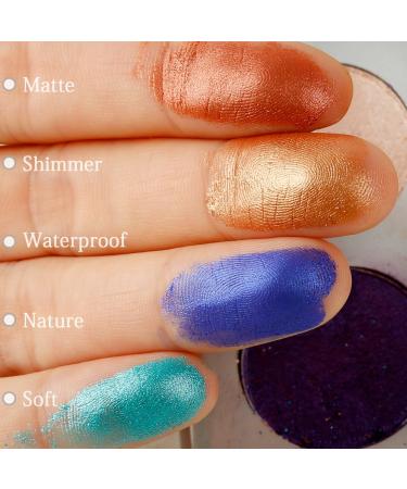 Portshade 35-Color Matte Eyeshadow Palette - High Pigment Vegan Creamy Colorful Shimmer & Matte Shades - Perfect for Green Red Gold Pink Nude Yellow Blue Looks - International Shipping Available - Buy Online on GoSupps.com