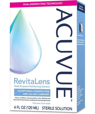 ACUVUE RevitaLens Multi-Purpose Disinfecting Solution 4 oz. (Pack of 2) - Buy Now for Clean & Clear Contact Lenses - Buy Online on GoSupps.com