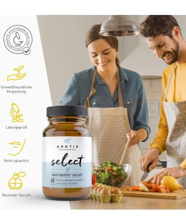 Buy Arctic Biopharma Arctibiotic Select Powder 60G | Pharmacy Quality Probiotic with 6 Lactic Acid Bacteria & Vitamin D for Intestinal Health - Buy Online on GoSupps.com