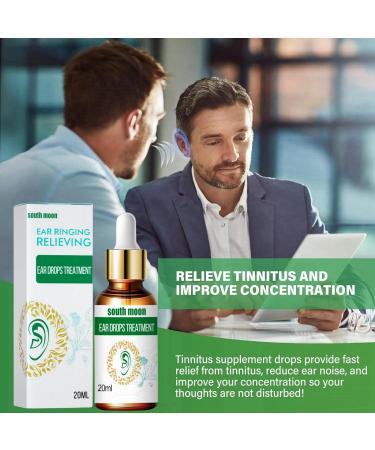 Tinnitus Ear Drops Tinnitus Relief for Ringing Ears Tinnitus Treatment Ear Ringing Treatment Oil Pain Relief and Earache Drops Ear Drops for Itchy Ears Hearing Ear Drops Ear Calm Drops Earache Drops - Buy Online on GoSupps.com