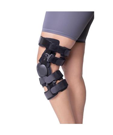 Brace Direct Ligament Knee Brace for Pain Relief | Dual Hinged Support for ACL PCL LCL MCL & Arthritis - Men & Women M - Right - Buy Online on GoSupps.com