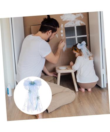 minkissy 1pc Snowflake Mesh Hair Clip Snowflake Gauze Hairpin Fairy Hair Accessory Chic Hair Accessories Stage Hairpin Hair Clips Hair Pin Girls Hair Clip Performance Hair Clip Props Child 13x21cm Blue - Buy Online on GoSupps.com