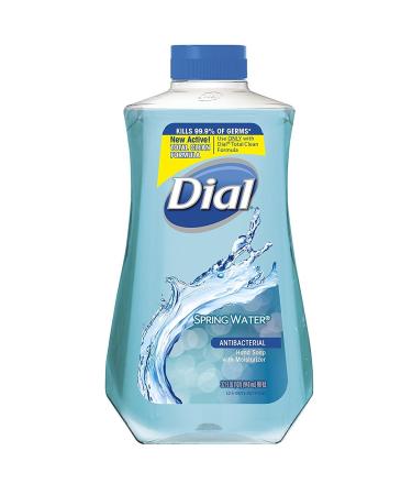 Dial Antibacterial Liquid Hand Soap Refill, Spring Water, 32 Fluid Ounces