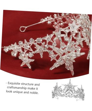 MAGICLULU 1pc Christmas headband hair accessories Headband headgear wedding tiaras for bride Alloy Headband for Bride bridal headpiece bride moon hair fork scarf bridesmaid - Buy Online on GoSupps.com