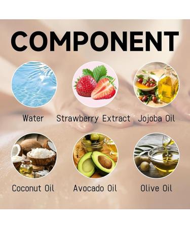 IFFANY Strawberry Shortcake Body Juice Oil Strawberry Scented Body Oil Body Juice Oil Body Oil for Women Handmade Moisturizing with Strawberry Body Oil - Buy Online on GoSupps.com