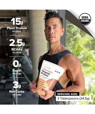 Complement Organic Vegan Protein Powder Bundle Unflavored & Chocolate (30 Servings Each) | Low Carb Low Calorie Sugar Free Soy Free Non-GMO Gluten Free | 15g Plant-Based Protein Per Serving - Buy Online on GoSupps.com