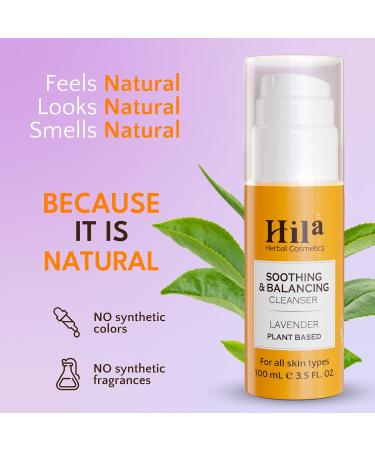 Lavender Balancing & Soothing Facial Soap | Non-Drying Deep Cleansing Face Wash for Acne-Prone Skin | 100ml - Buy Online on GoSupps.com