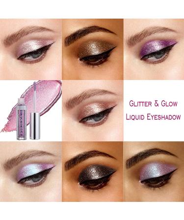 Erinde Glitter Eyeshadow  Liquid Shimmer Sparkle Eye Shadow  Long Lasting  Waterproof  Shining Eyeshadow Sets  Metallic Glow Shiny Eye Shadow Pen  Create Sparkling Eye Makeup (106#Rose Gold) 106 #Rose Gold - Buy Online on GoSupps.com